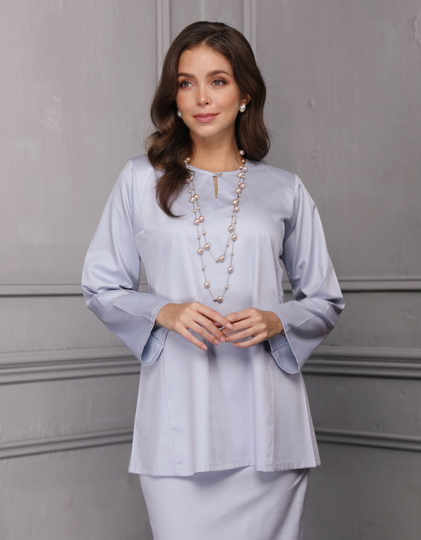 BAJU KURUNG KEDAH PESAK AMARIS (POWDER BLUE)
